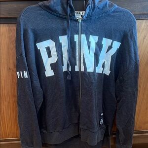 Victoria's Secret PINK Charcoal Zip-Up